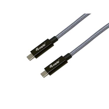 Equip Kabel USB-C 3.0 -> C  St/St 1.00m 5A 4K/60Hz 20Gbps sw