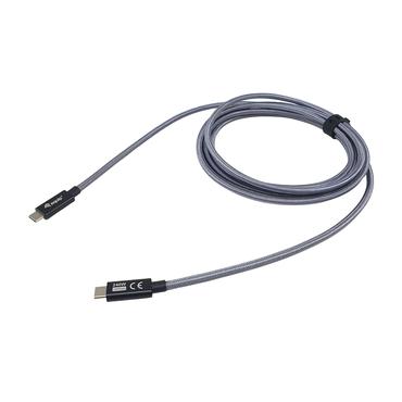 Equip Kabel USB-C 3.0 -> C  St/St 1.00m 5A 4K/60Hz 20Gbps sw
