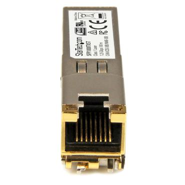 StarTech.com MSA Uncoded Compatible SFP Module, 1000BASE-TX, SFP to RJ45 (Copper) Cat6/Cat5e, 1GE Gigabit Ethernet SFP, RJ-45 (Copper) 100m, 1Gbps/1000Mbps Mini GBIC Transceiver SFP Module - Lifetime Warranty (SFP1000TXST) - SFP (mini-GBIC) transceiver modul - 1GbE