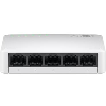 Goobay Switch - 5 porte - Ikke administreret - Gigabit Ethernet (1000 Mbit/s) - 83 mm