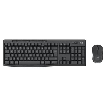 Logitech MK370 Combo for Business - sats med tangentbord och mus - AZERTY - fransk - grafit Inmatningsenhet
