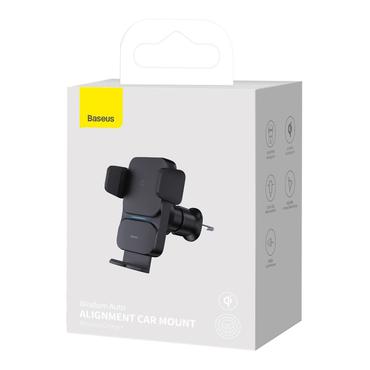 Baseus Baseus Wisdom Inductive Charger Car Phone Holder for Sticky Note Black (CGZX000001)