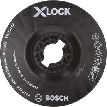Bosch Tillbeh&ouml;r Bosch X-LOCK St&uuml;tzteller, 125 mm medium 2608601715