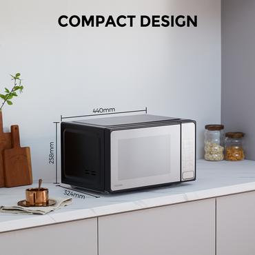 Toshiba MM2-EM20PF(MB) - mikrobølgeovn - fritstående - sort