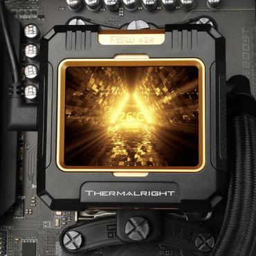 Thermalright Frozen Warframe 360 Processor Alt-i-en v&aelig;skek&oslash;ler 12 cm Sort 1 stk