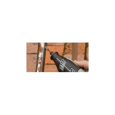 Dremel 532 - tr&aring;dhjulsb&oslash;rste - for aluminium, metalr&oslash;r, rustfrit st&aring;l, plademetal, kobber, s&oslash;lv, guld, st&oslash;bejern, bl&oslash;dt metal, messing, h&aelig;rdet st&aring;l (pakke med 3)