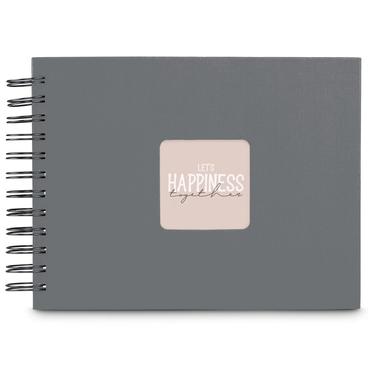 Hama 00009839 fotoalbum og arkbeskyttelse Gr&aring; 50 ark 10 x 15 Spiral indbinding