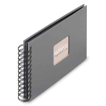 Hama 00009839 fotoalbum og arkbeskyttelse Gr&aring; 50 ark 10 x 15 Spiral indbinding