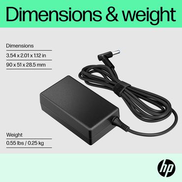HP Smart AC Adapter - strømforsyningsadapter - 65 Watt
