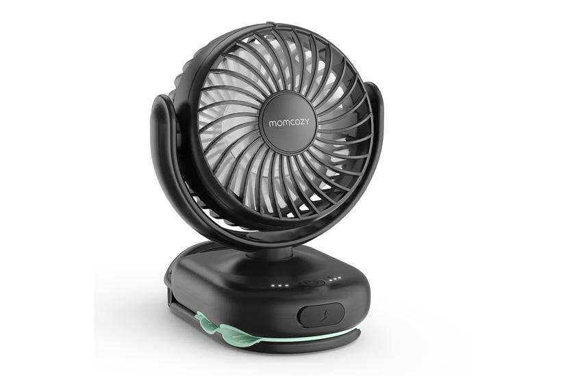 MOMCOZY PORTABLE STROLLER FAN BLACK