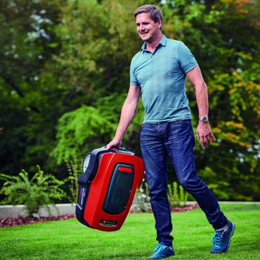 Einhell FREELEXO 1200 LCD BT plæneklipper Robot plæneklipper Batteri Rød