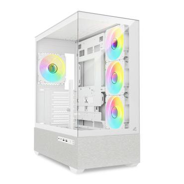 Sharkoon Kabinet - ATX - Mini-ITX, Micro-ATX, ATX - 225 mm - 485 mm - 435 mm - Hvid