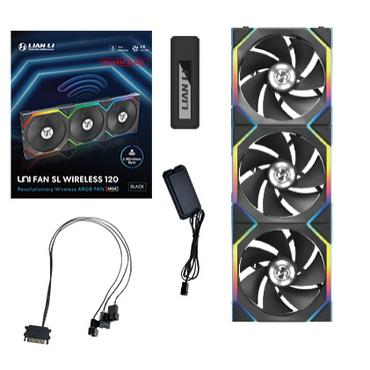Lian Li UNI FAN SL Wireless ARGB PWM Lüfter, 3er-Pack inkl. Controller
