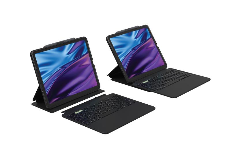 ZAGG Pro Keys 2 - tastatur og folio-kasse (folio-dække) - QWERTY - Nordisk Indgangsudstyr