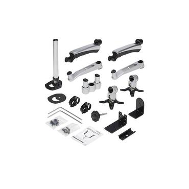 StarTech.com Desk Mount Dual Monitor Arm - Full Motion Articulating Arms - Premium Dual Monitor Stand - For up to 30" (19.8lb/9kg) VESA Mount Monitors - Tool-less Assembly - Steel & Aluminum monteringssats - fullst&auml;ndig r&ouml;relse - f&ouml;r LCD-display - svart, silver