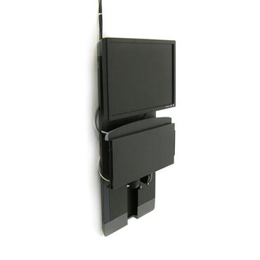 Ergotron StyleView monteringssats - l&aring;g profil - f&ouml;r LCD-sk&auml;rm/tangentbord/mus - h&ouml;gtrafikerat omr&aring;de - svart