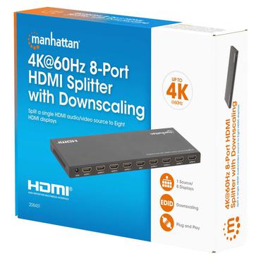 Manhattan 208451 video-splitter HDMI 8x HDMI
