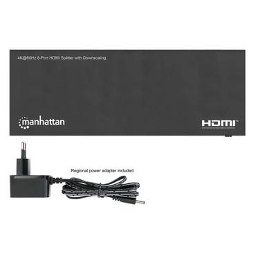 Manhattan 208451 video-splitter HDMI 8x HDMI
