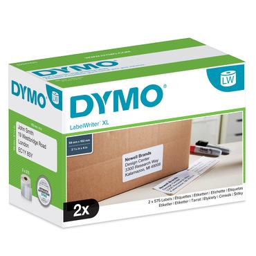 DYMO High Capacity Large Shipping Labels - etiketter - 1150 etikette(r) - 59 x 102 mm (pakke med 2)