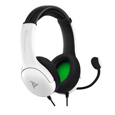 PDP LVL40 Wired Stereo Gaming Headset white