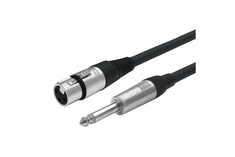 Vivolink PROAUDXLRFJACK10 lydkabel 10 m XLR 6.35mm Sort