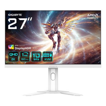 Gigabyte M27QA ICE skærm - Kantbelyst LED - 27" - AMD FreeSync, VESA Adaptive-Sync - SS IPS - 1ms