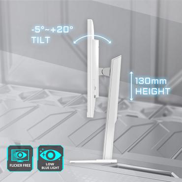 Gigabyte M27QA ICE skærm - Kantbelyst LED - 27" - AMD FreeSync, VESA Adaptive-Sync - SS IPS - 1ms