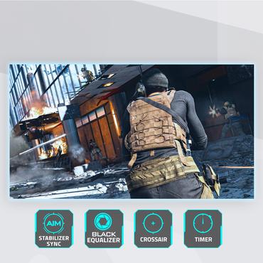 Gigabyte M27QA ICE skærm - Kantbelyst LED - 27" - AMD FreeSync, VESA Adaptive-Sync - SS IPS - 1ms