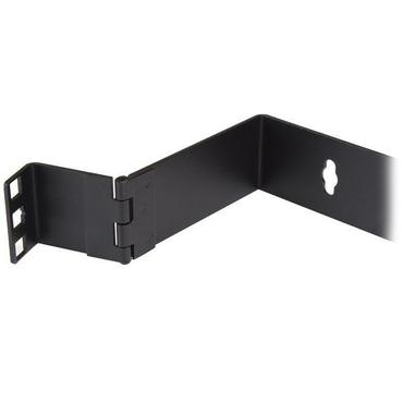 StarTech.com 1U Hinged Wall Mount Patch Panel Bracket - 4 inch Deep - 19" Patch Panel Swing Rack for Shallow Network Equipment- 17lbs (WALLMOUNTH1) - f&auml;ste f&ouml;r v&auml;ggmontering - 1U - 19"
