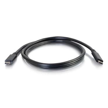 C2G 1m USB Type C Cable - 4K support - USB 3.1 (Gen 2) M/M - USB C Cable - USB typ C-kabel - 24 pin USB-C till 24 pin USB-C - 1 m