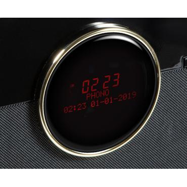 Technaxx TX-137 Bæltedrevet pladespiller Sort, Træ Semi-automatisk