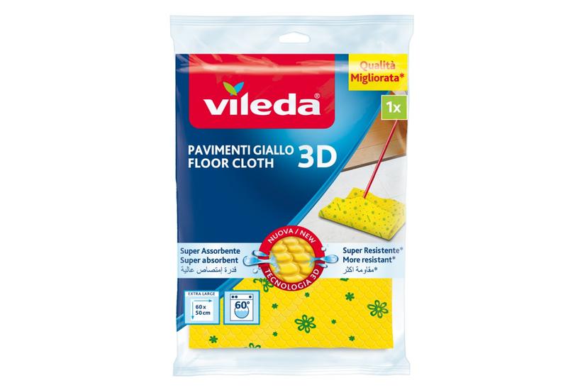 Vileda 4003790000126 reng&oslash;ringsklud Polyester, Polypropylen (PP), Viskose Gul 1 stk