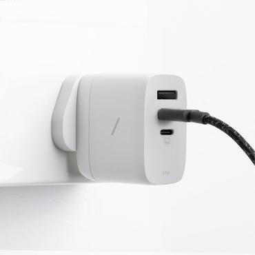 Native Union Fast Gan Charger Pd 67W Laptop, Smartphone, Tablet Hvid Vekselstrøm Hurtig opladning Indendørs