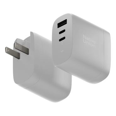 Native Union Fast Gan Charger Pd 67W Laptop, Smartphone, Tablet Hvid Vekselstrøm Hurtig opladning Indendørs