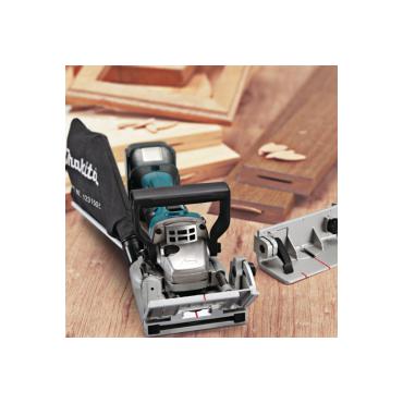 Makita DPJ180 - biscuit joiner - sladdl&ouml;s - 100 mm - inget batteri