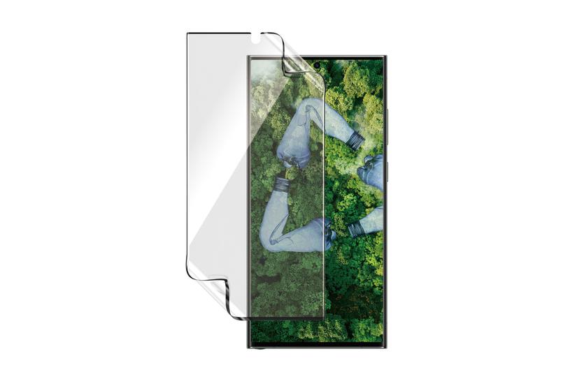 PanzerGlass Matrix Hybrid Glass - skærmbeskytter for mobiltelefon - ultrabred pasform med AlignerKit