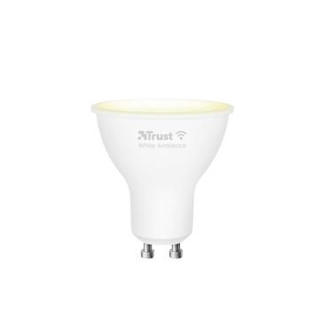 Trust Smart Home - LED-spot lyspære - GU10 - hvidt lys - 1800-6500 K - hvid (pakke med 2)