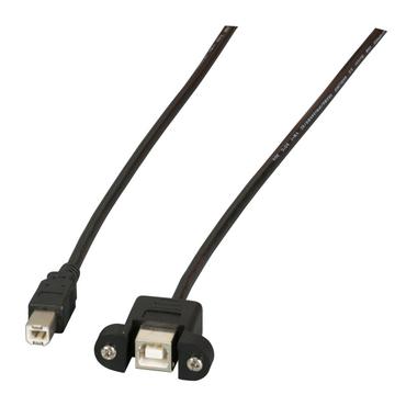 EFB Elektronik K5293SW.1V2 USB-kabel USB 2.0 1 m USB B Sort