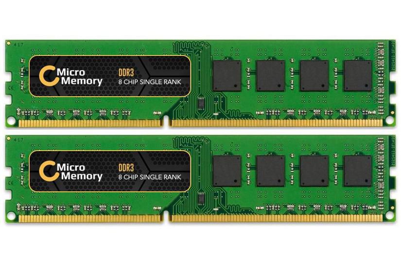 CoreParts - 16GB:2x8GB - DDR3 RAM - 1600MHz - DIMM 240-pin - Ikke-ECC
