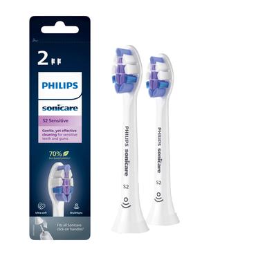 Philips Sonicare S2 Sensitive HX6052 - extra tandborsthuvud - vit