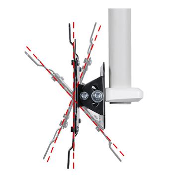 B-Tech BT5972 119,4 cm (47") Hvid Loft