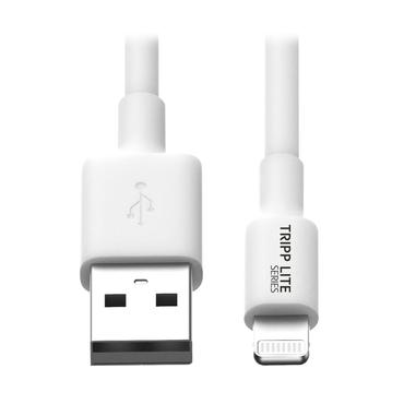 Eaton Tripp Lite Series USB-A to Lightning Sync/Charge Cable (M/M) - MFi Certified, White, 6 ft. (1.8 m) - data-/str&ouml;mkabel - Lightning / USB - 1.83 m