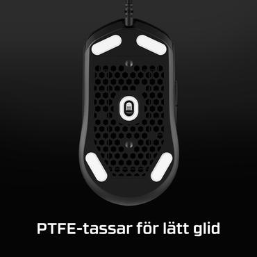 HyperX Pulsefire Haste 2 - mus - hvid