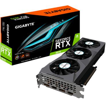 Gigabyte GeForce RTX 3070 EAGLE OC 8G Grafikkort - 8GB GDDR6