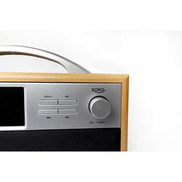 Xoro XOR400900 radio Internet Digital Sort, Sølv, Træ