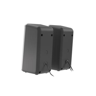 GENESIS Helium 100 BT RGB h&oslash;jttalers&aelig;t 10 W PC/Laptop Sort, S&oslash;lv 2.0 kanaler Bluetooth