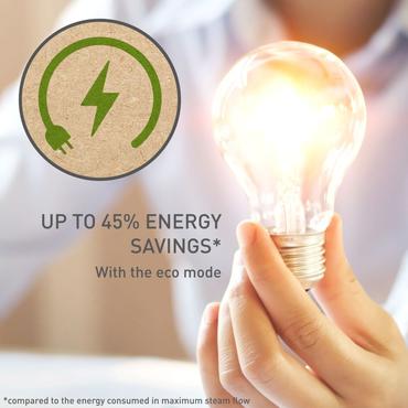 Tefal Pro Express Eco GV9E22E0 Dampstrygning station 2200 W 1,8 L Durilium AirGlide Autoclean soleplate Beige, Hvid