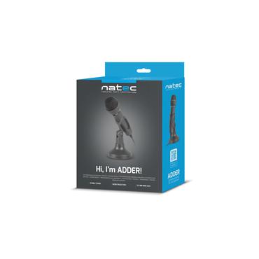 NATEC ADDER Sort Konferencemikrofon