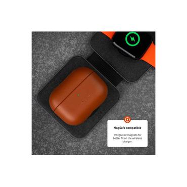 FIXED PodsLeather - skydd laddningsfodral f&ouml;r tr&aring;dl&ouml;sa &ouml;ronsn&auml;ckor