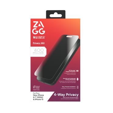 ZAGG InvisibleShield Glass Elite Privacy 360 - sk&auml;rmskydd f&ouml;r mobiltelefon